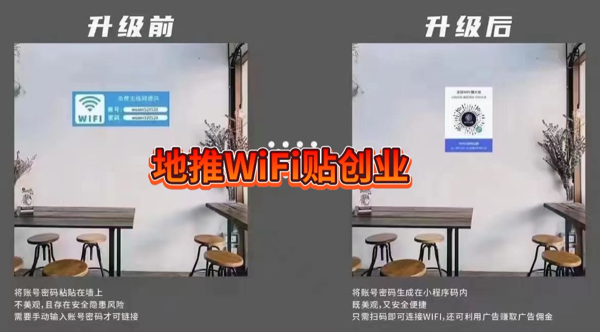 2022最火地推项目：共享wifi