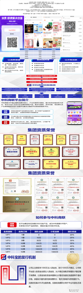 2024最新3月新项目首码中科商联新概念电商通