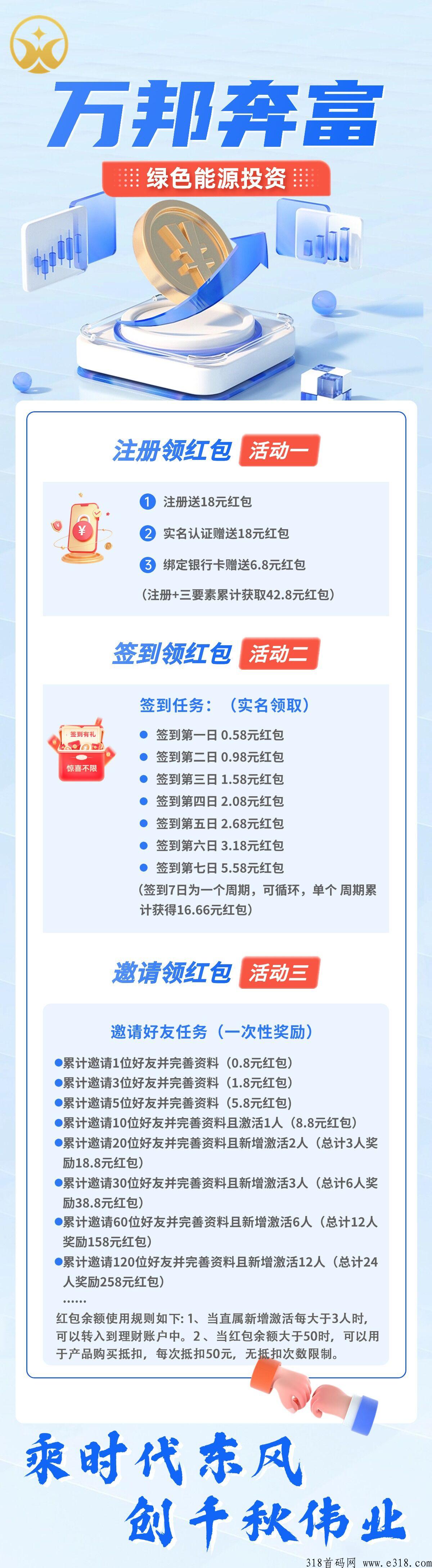 万邦奔富APP正式发布，现在就赶紧注册！这是一个带来丰厚收益的全新平台