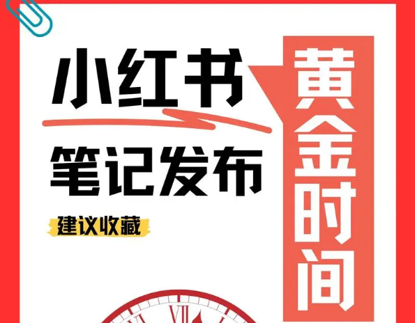 小红书笔记最佳发布黄金时间段！建议收藏~