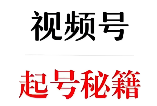 视频号快速起号法，4步养成一个高权重账号！