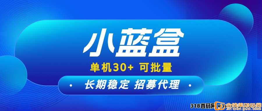 【小蓝盒】全网招募代理，有团队长期管道收益，有扶持！